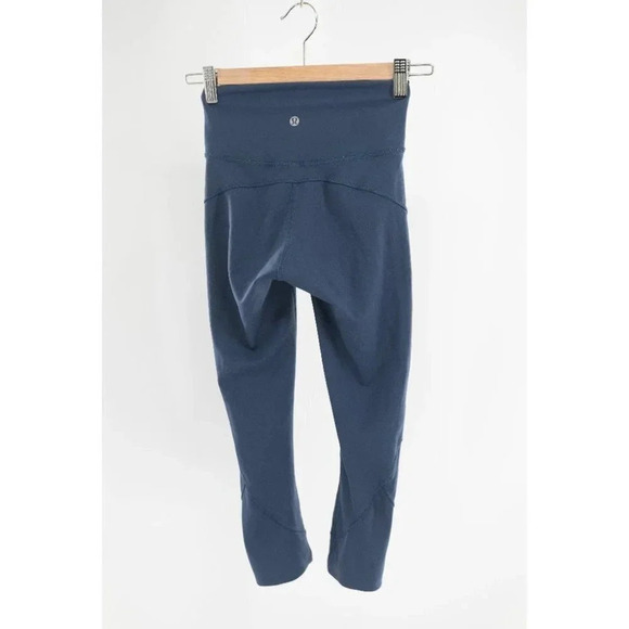 Lululemon In Movement Crop 19" Mineral Blue | 2 - Picture 7 of 9